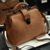 2016 Bolsas Feminina Retro Women Messenger Bags Handbag Doctor Bag Fashion Designer Shoulder Women PU Leather Handbags Tote Bag