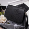 High quality flowers and butterfly Hollow Out messenger bag women bag cross body bag school bag Saddle PU Leather