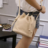 Hanup Fashion Women Bucket Bag Candy Color Women Shoulder Bags Quality PU Leather Crossbody Bags Female Handbags