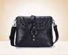 2017 New Genuine Leather Bag Rivet Patchwork Women Messenger Bags Crossbody Fashion Designer Handbags Shoulder Bag L037