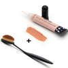 2017 Makeup Set Toothbrush Face Makeup Brush+ Mix Colors Facial Concealer Cream Cosmetics Beauty Oval Powder Brushes Maquillage
