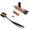 2017 Makeup Set Toothbrush Face Makeup Brush+ Mix Colors Facial Concealer Cream Cosmetics Beauty Oval Powder Brushes Maquillage