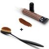 2017 Makeup Set Toothbrush Face Makeup Brush+ Mix Colors Facial Concealer Cream Cosmetics Beauty Oval Powder Brushes Maquillage
