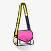 3D Anime Bag Sweetheart Shoulder Bag 2D Element Comic Messenger Bag Creative Travel Drawing Book Mochila For Teenage Girls