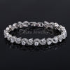 Pera 5 Color Options Fashion Ladies Sterling Silver Cubic Zirconia Royal Blue Stone Bracelets Jewelry For Christmas Gift B017