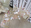 Bridal Crown Flower Bride Hair Jewelry Crystal Tiara Princess Crown Wedding Hair Accessories hair jewelry