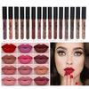 New 15 Colors Lipstick Lip Lingerie Matte Liquid Lipstick Waterproof Lip Gloss Long Lasting Lipstick Makeup Maquillage
