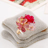 H:HYDE Purple flower ring for women hot sale crystal fashion party ring colorful jewelry trendy resin adjustable women's ring