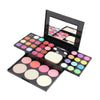 Professional Makeup Sets Shimmer Natural eyeshadow palette Lip Gloss Powder Blusher Puff Cosmetic Mirror set for Women