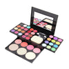 Professional Makeup Sets Shimmer Natural eyeshadow palette Lip Gloss Powder Blusher Puff Cosmetic Mirror set for Women
