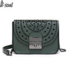 women shoulder bag fashion hollow out small flap women's bag women messenger bags tote handbag designer bolsas feminina A1278