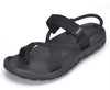 Men sandals 2017 Summer Men Black Beach Sandals high quality Unisex summer flat shoes sandalias para hombre Size 45 46