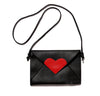 Fashion Messenger bags love letter Cartoon Printing Envelope bags heart shape day clutch pu shoulder bags 4 colors available