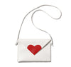 Fashion Messenger bags love letter Cartoon Printing Envelope bags heart shape day clutch pu shoulder bags 4 colors available