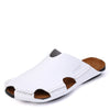 Ramialali Brand Fashion Men Sandals Genuine Leather Beachsandals Summer Breathable Men's Flip Flops Male Casual Slippers