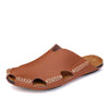 Ramialali Brand Fashion Men Sandals Genuine Leather Beachsandals Summer Breathable Men's Flip Flops Male Casual Slippers