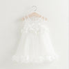 Colorful Childhood Baby Girls Dress Summer girl petal vest dress toddler Infant Clothes kids clothing 12m-5y