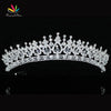 Peacock Star Bridesmaid Bridal Wedding Party Prom Quality Pageant Sparkling Austrian Crystal Tiara CT1543