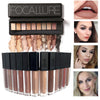 FOCALLURE Professional Daily Use Cosmetics Makeup Set Make Up Cosmetics 1Pc 10 Color Eyeshadow+1Pc Lip Cream 2Pcs Makeup Set