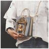 3D Relief Angel Luxury Crossbody Bag Popular Women Diamonds Evening Bags Baroque Style Day Clutches Purse Bags Pearl Chain