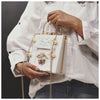 3D Relief Angel Luxury Crossbody Bag Popular Women Diamonds Evening Bags Baroque Style Day Clutches Purse Bags Pearl Chain