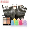 Professional Cosmetic Set 6-Color Concealer +20 Makeup Brush + Water Puff Puff Powder Puff Makeup Set jan12dropship