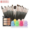 Professional Cosmetic Set 6-Color Concealer +20 Makeup Brush + Water Puff Puff Powder Puff Makeup Set jan12dropship