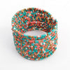 5 Styles Trendy Jewelry 2017 Fashion Candy Color Multilayer Charm Bohemian Beads Beaded Bracelet Bangle For Women Open Design