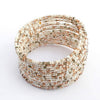 5 Styles Trendy Jewelry 2017 Fashion Candy Color Multilayer Charm Bohemian Beads Beaded Bracelet Bangle For Women Open Design