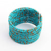 5 Styles Trendy Jewelry 2017 Fashion Candy Color Multilayer Charm Bohemian Beads Beaded Bracelet Bangle For Women Open Design