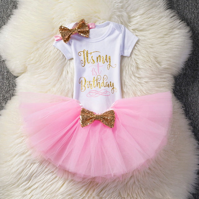 1 year old baby girl birthday clearance party dresses