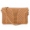 Vintage Hollow Out Flower Handbag Ladies Envelope Bag Small Women Leather Crossbody Bag Shoulder Bag Messenger Bag Clutch Purses