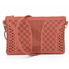 Vintage Hollow Out Flower Handbag Ladies Envelope Bag Small Women Leather Crossbody Bag Shoulder Bag Messenger Bag Clutch Purses