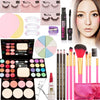 11PCS Professional Makeup set Kits Gift Set Eyeshadow Foundation Blusher Powder Lip Gloss Brush Set Kit pincel maquiagem TZ007