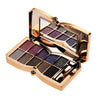 Professional Eye Makeup Set Diamond Eyeshadow Palette Matte  10 Colors Nude Eye Shadows Matte Cosmetic Brush Makeup Set