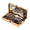 Professional Eye Makeup Set Diamond Eyeshadow Palette Matte  10 Colors Nude Eye Shadows Matte Cosmetic Brush Makeup Set