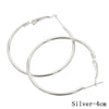 2017 Fashion 1Pair A Variety Of Styles Sexy Oversize Big Circle Hoop Earrings Punk Earrings For Women Gold Silver #250411