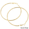 2017 Fashion 1Pair A Variety Of Styles Sexy Oversize Big Circle Hoop Earrings Punk Earrings For Women Gold Silver #250411