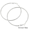 2017 Fashion 1Pair A Variety Of Styles Sexy Oversize Big Circle Hoop Earrings Punk Earrings For Women Gold Silver #250411