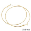 2017 Fashion 1Pair A Variety Of Styles Sexy Oversize Big Circle Hoop Earrings Punk Earrings For Women Gold Silver #250411