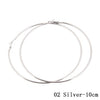 2017 Fashion 1Pair A Variety Of Styles Sexy Oversize Big Circle Hoop Earrings Punk Earrings For Women Gold Silver #250411