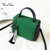 Winmax  2017 Luxury Brand Women's bag Scrub pu Leather Shoulder Bags Female Fashion beading Top Handle bags Ladies messenger Bag