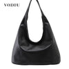 RoyaDong Brand 2015 New Women Shoulder Bags Hobos Designer Handbags For Women Black PU Leather Bags Ladies Messenger Bags Bolso