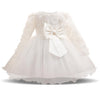 Baby Girl Dress Winter Tutu Dresses For Newborn Baby Wedding Christening Party Wear Toddler Girl 1 Year Birthday Frocks Baptism