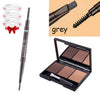Portable eyebrow enhancer set [eyebrow powder Palette+waterproof eyebrow pencil ] makeup for eyes brow and paint brush