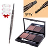 Portable eyebrow enhancer set [eyebrow powder Palette+waterproof eyebrow pencil ] makeup for eyes brow and paint brush