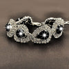 Luxury Wedding Woman Jewelry 100% 925 Sterling Silver Shiny Water Drop SWA Element Austrian Crystal Fashion Bracelets 9 Colors