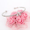 MINHIN New Arrival Romantic Butterfly Design Cuff Bracelet High Quality Golden Plated Wedding Bracelet Girl's Banquet Accessory