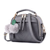 Ainvoev PU Leather Women Messenger Bags Double Zipper Women handbags School Shoulder Bags High Quality Crossbody bag Bolsa a1053