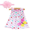 2017 Baby girl Dress summer girls dresses style infantile Dress hot sale baby girl clothes Summer flower style dress low price